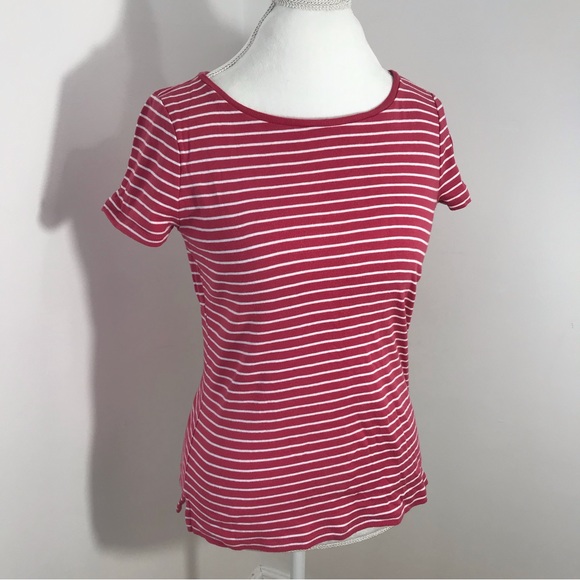 Ralph Lauren Pink Stripe Tee - Picture 8 of 9